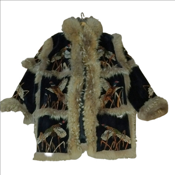 Zuki Beaver Fur Coat Vintage Neiman Marcus - Picture 7 of 9